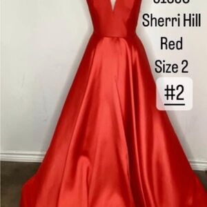 Sherri Hill Scarlet Prom Dress